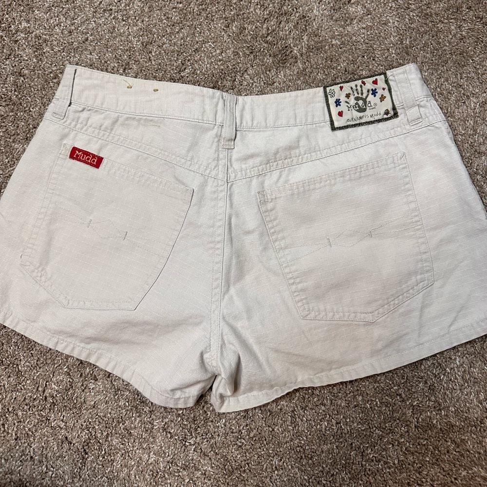 VINTAGE Mudd Women's White Shorts Size 7